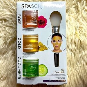 New in box, spa scription‘s gel, facemask three pack with applicator